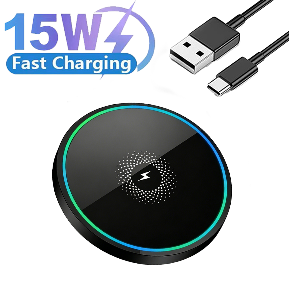 Usb C Earphone - Wireless Charger, Compatible with iPhone, Samsung