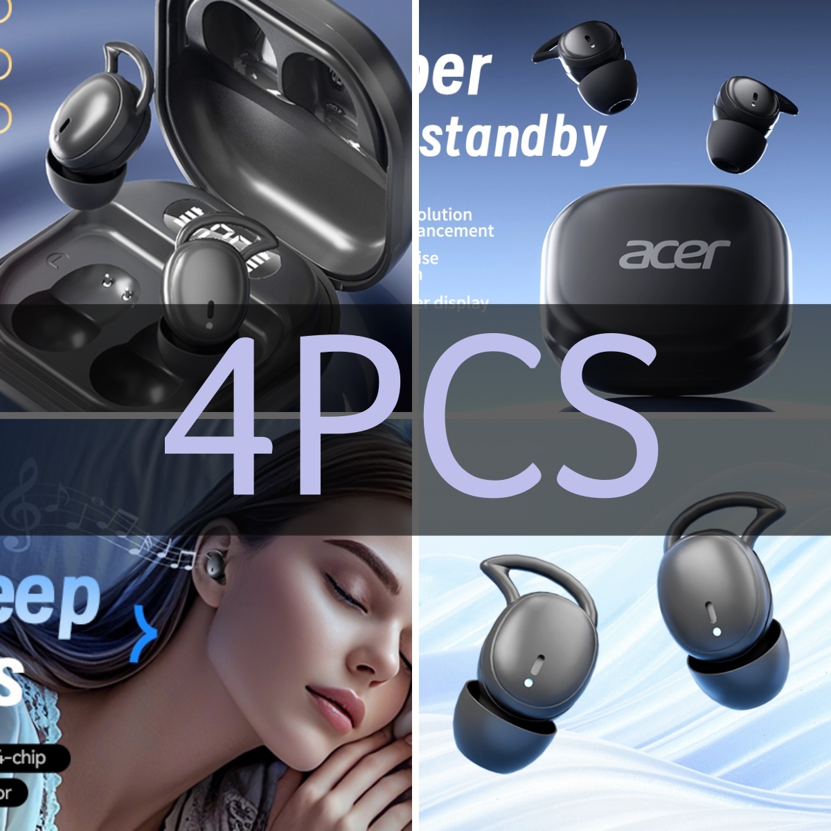 Sports Earphone Hook - Acer OHR507 Open Ear Wireless Earbuds