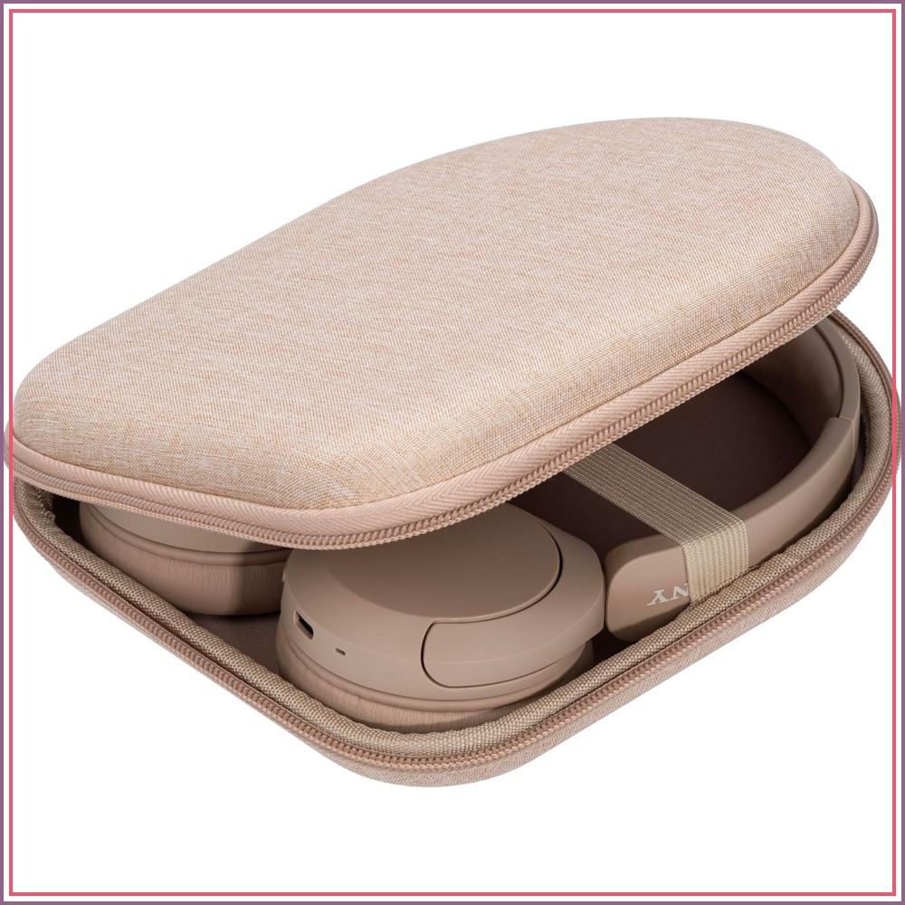 Headphone Case Hard - Ultra-Slim Hard Shell Headphone Case for