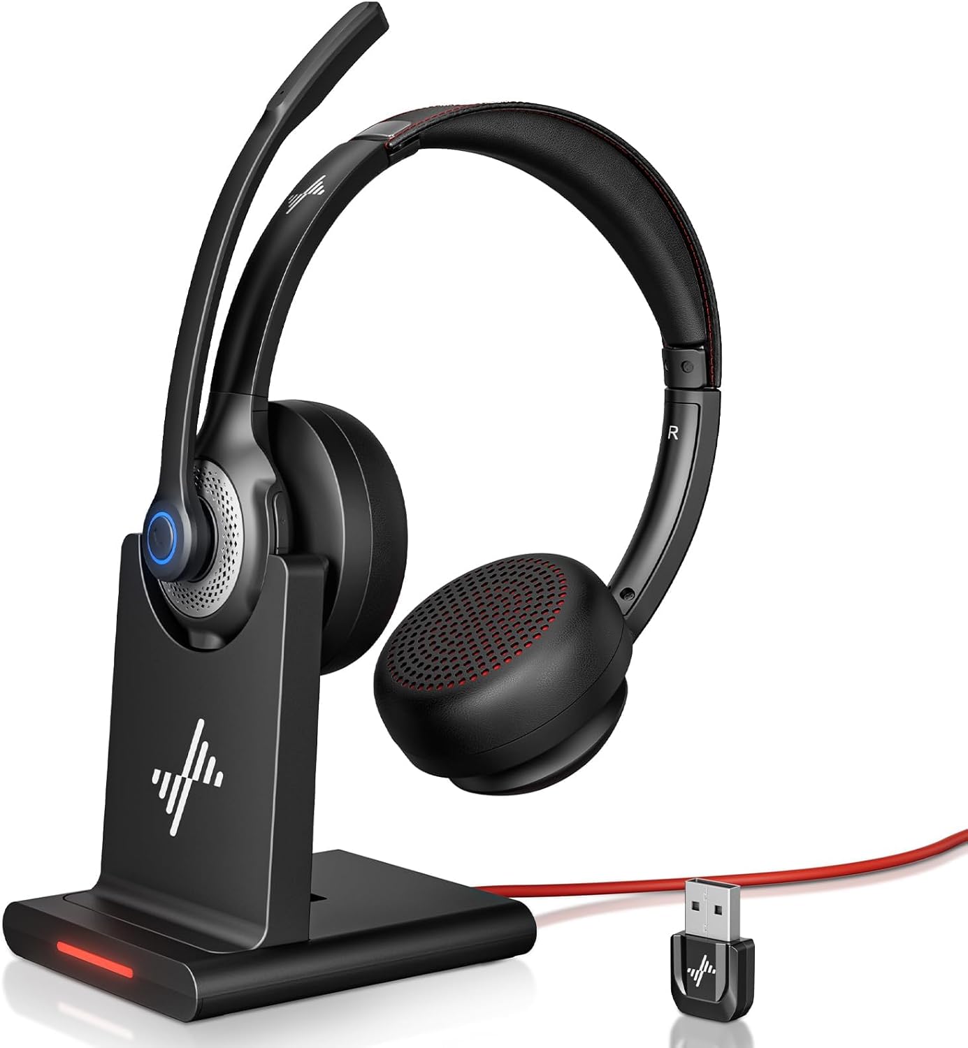 Bluetooth Headset On Ear - Bluetooth 5.2 Headset with Mic, Advanced