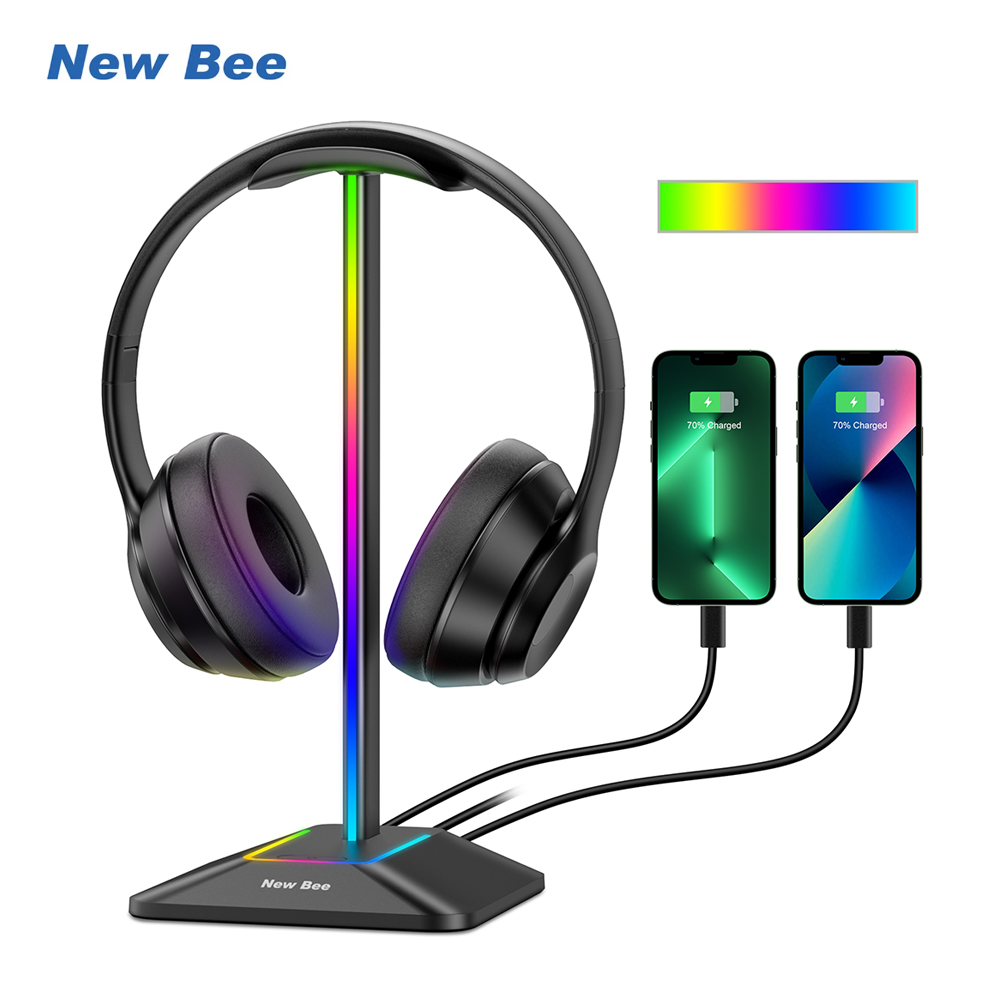 New Bee Z8 RGB Headphones Stan - Headphone Stand Desk incelemesi ve fiyatı