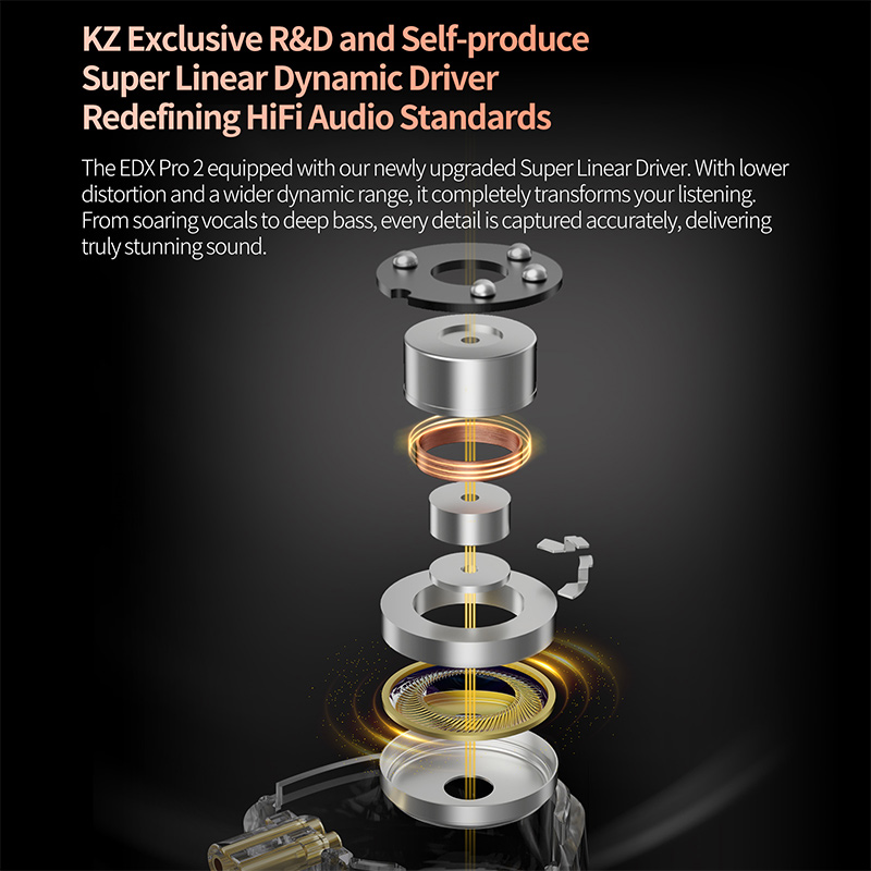 KZ EDX Pro 2 Ultra-linear Dyna - In Ear Monitor Iem incelemesi ve fiyatı
