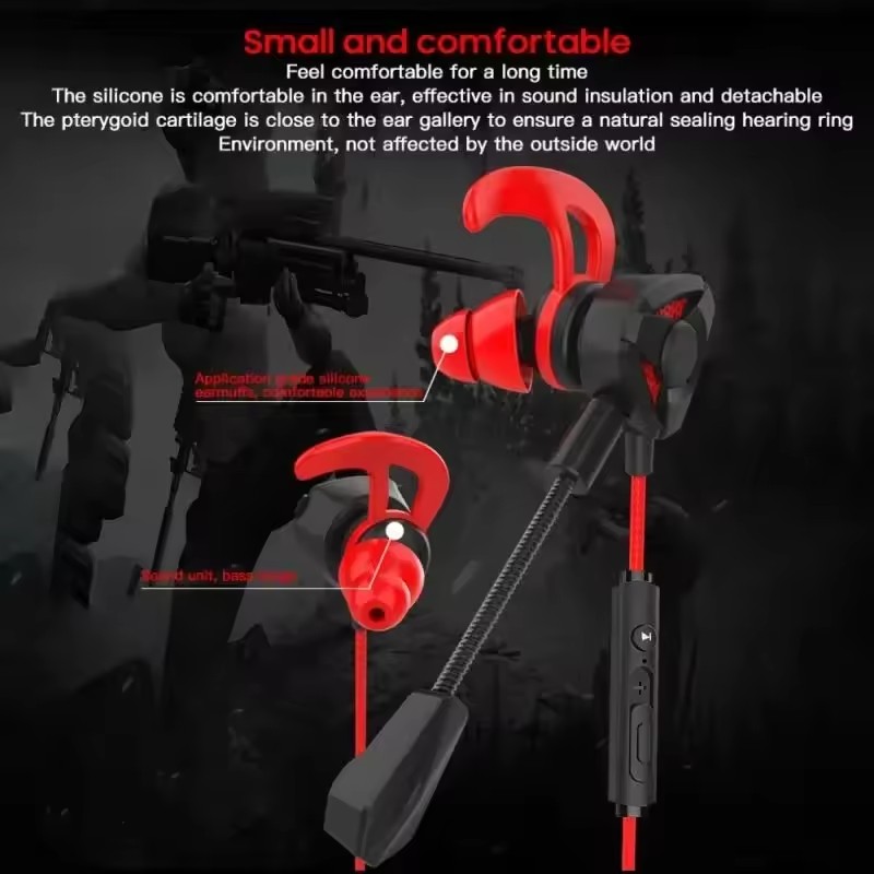 Headset Gamer Headphones Wired - Wired Earphone Mic incelemesi ve fiyatı