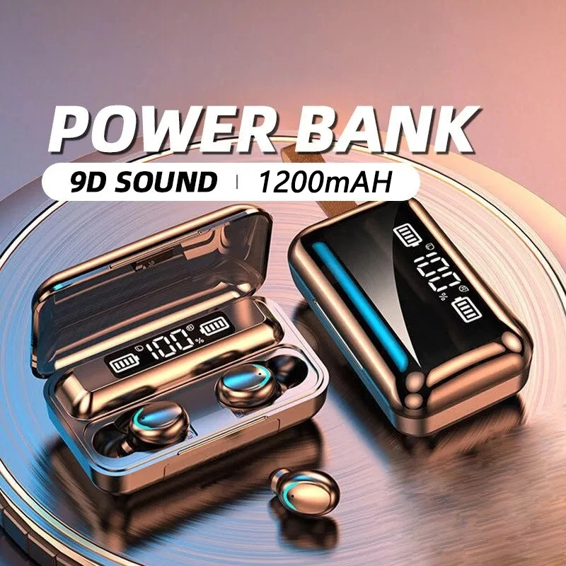 F9 Wireless Headphone TWS Blue - Wireless Earbuds Tws incelemesi ve fiyatı