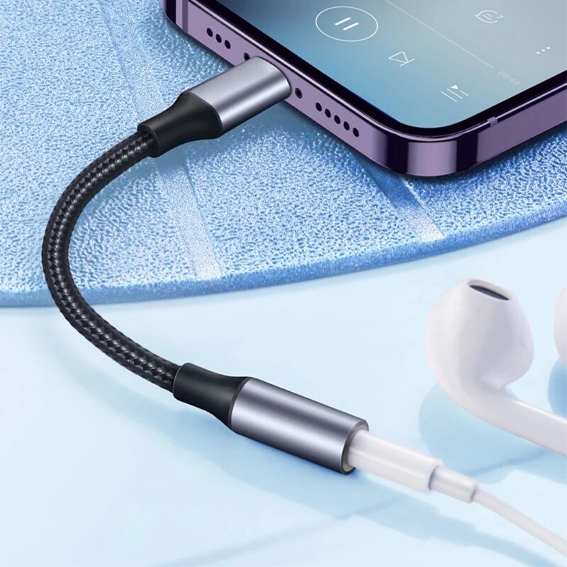 8 Pin to 3.5mm Jack AUX Cable  - Earphone Splitter Jack incelemesi ve fiyatı
