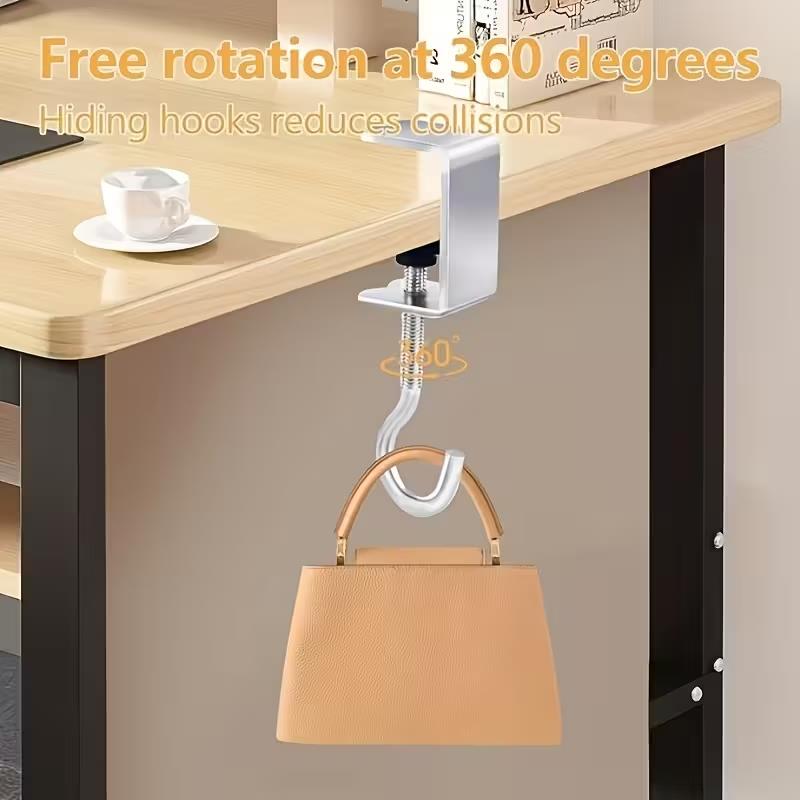 4pcs Removable Desk Hooks: Bac - Headphone Stand Desk incelemesi ve fiyatı