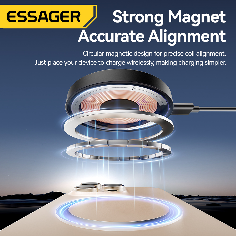 Essager Magnetic Wireless Char - Usb C Earphone incelemesi ve fiyatı