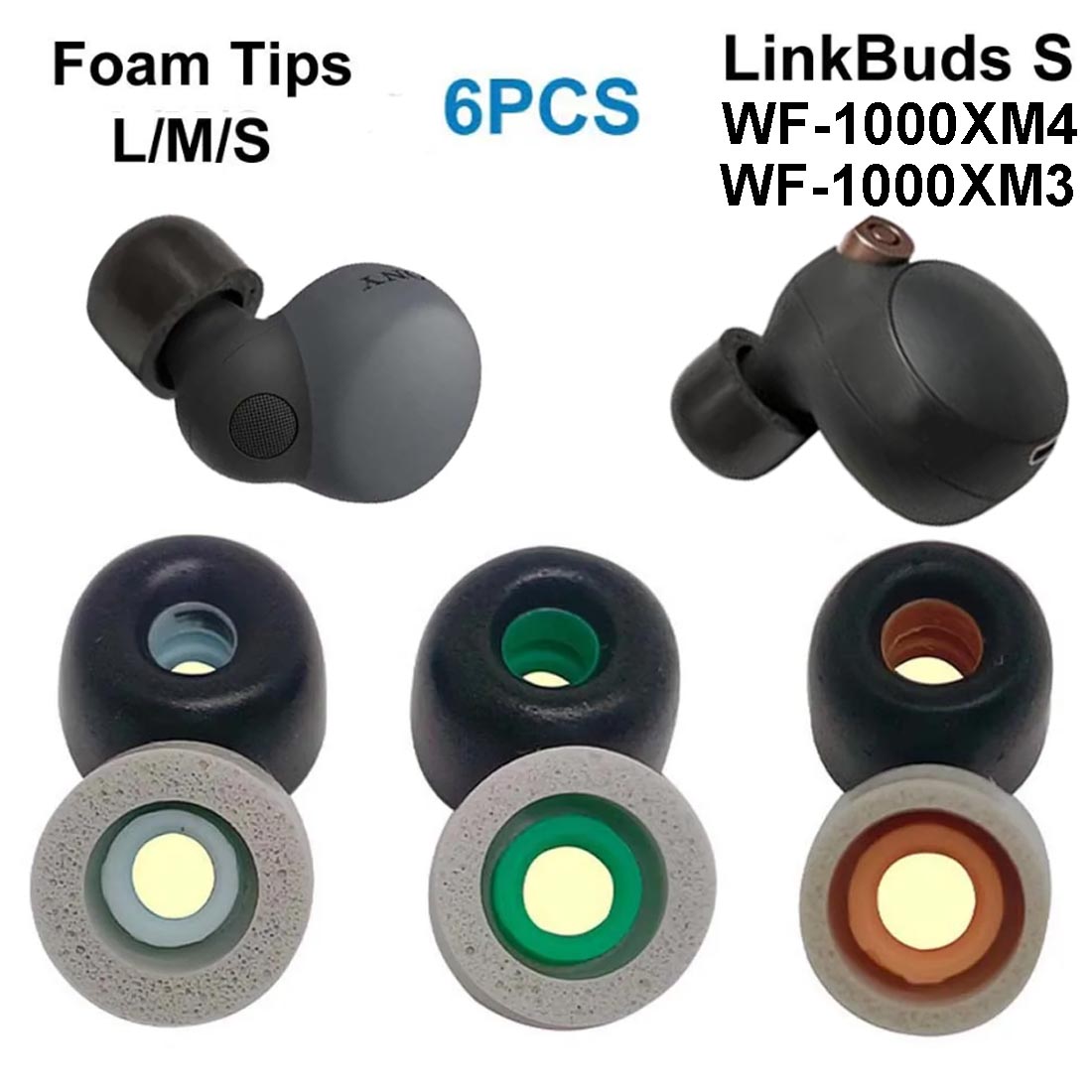 Memory Foam Ear Tips For Sony  - Earphone Foam Tip incelemesi ve fiyatı