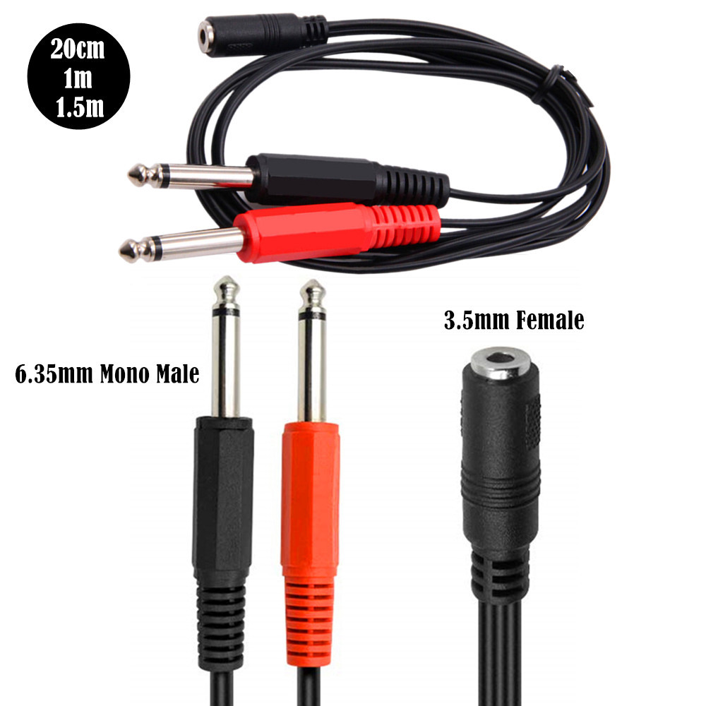 6.35 Mm Male To 2 6.35 Mm 3.5m - Audio Splitter Y incelemesi ve fiyatı