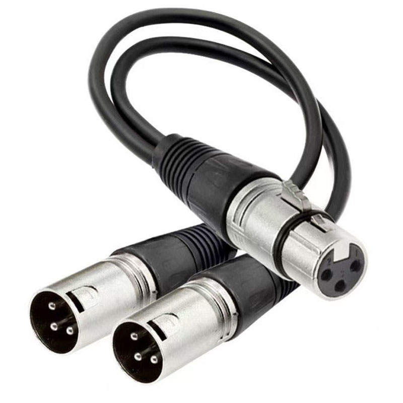 XLR Splitter Cable 3 Pin Femal - Audio Splitter Y incelemesi ve fiyatı