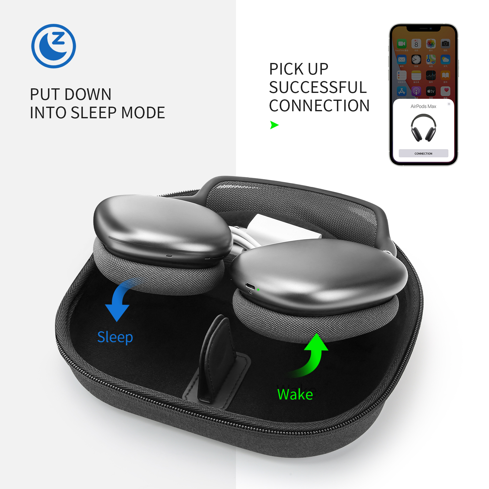 YINKE Smart Case for Apple Air - Headphone Case Hard incelemesi ve fiyatı