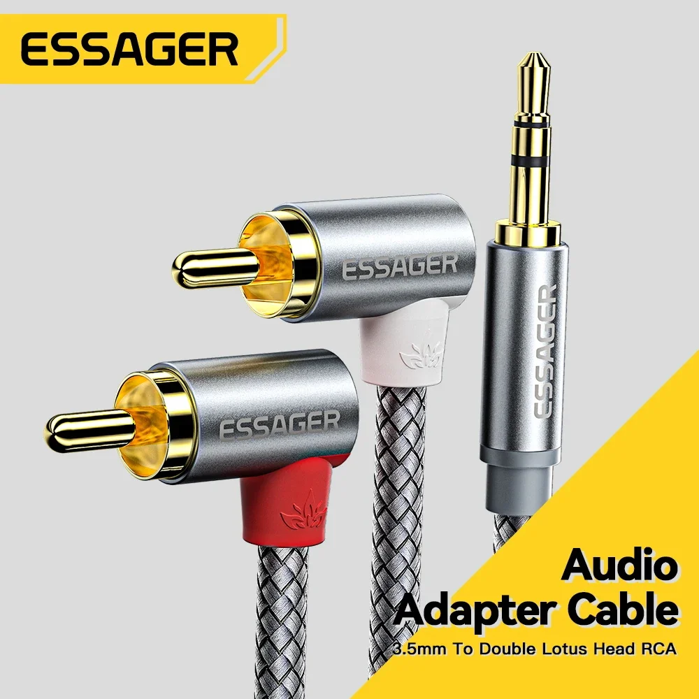Essager 90 ° Angle RCA Audio S - Audio Splitter Y incelemesi ve fiyatı