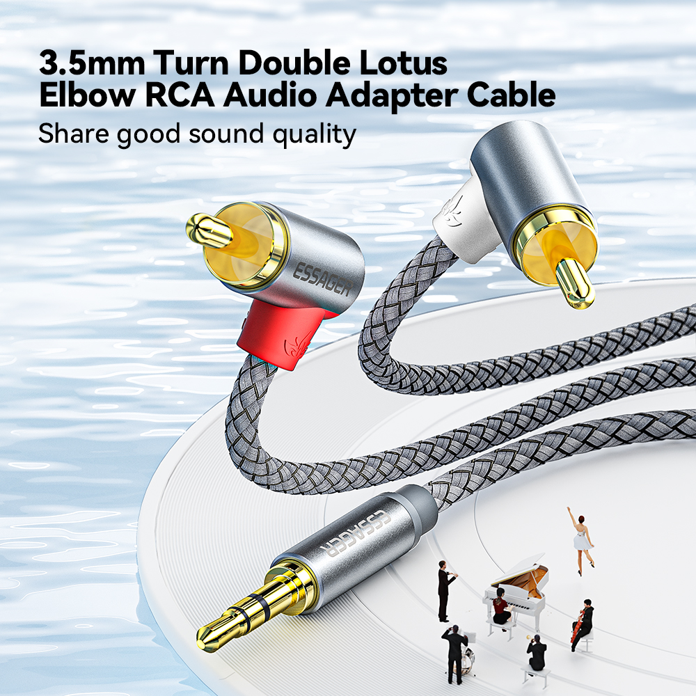 Essager 90 ° Angle RCA Audio S - Audio Splitter Y incelemesi ve fiyatı