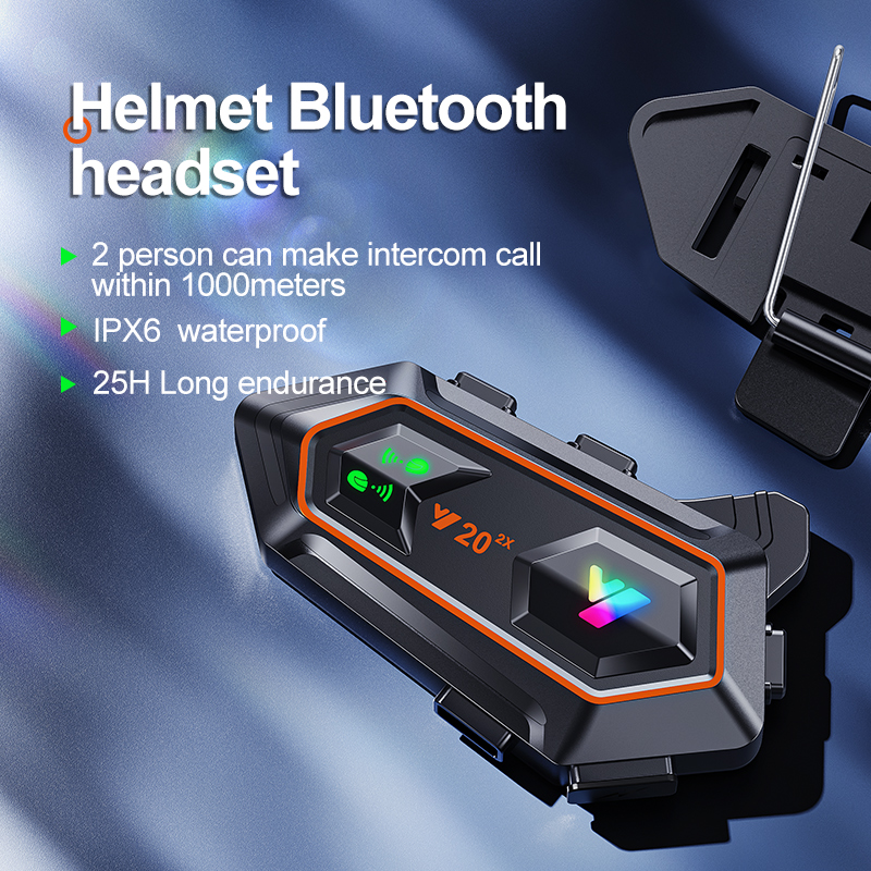 Y20 2X Motorcycle Helmet Inter - Bluetooth Headset On Ear incelemesi ve fiyatı