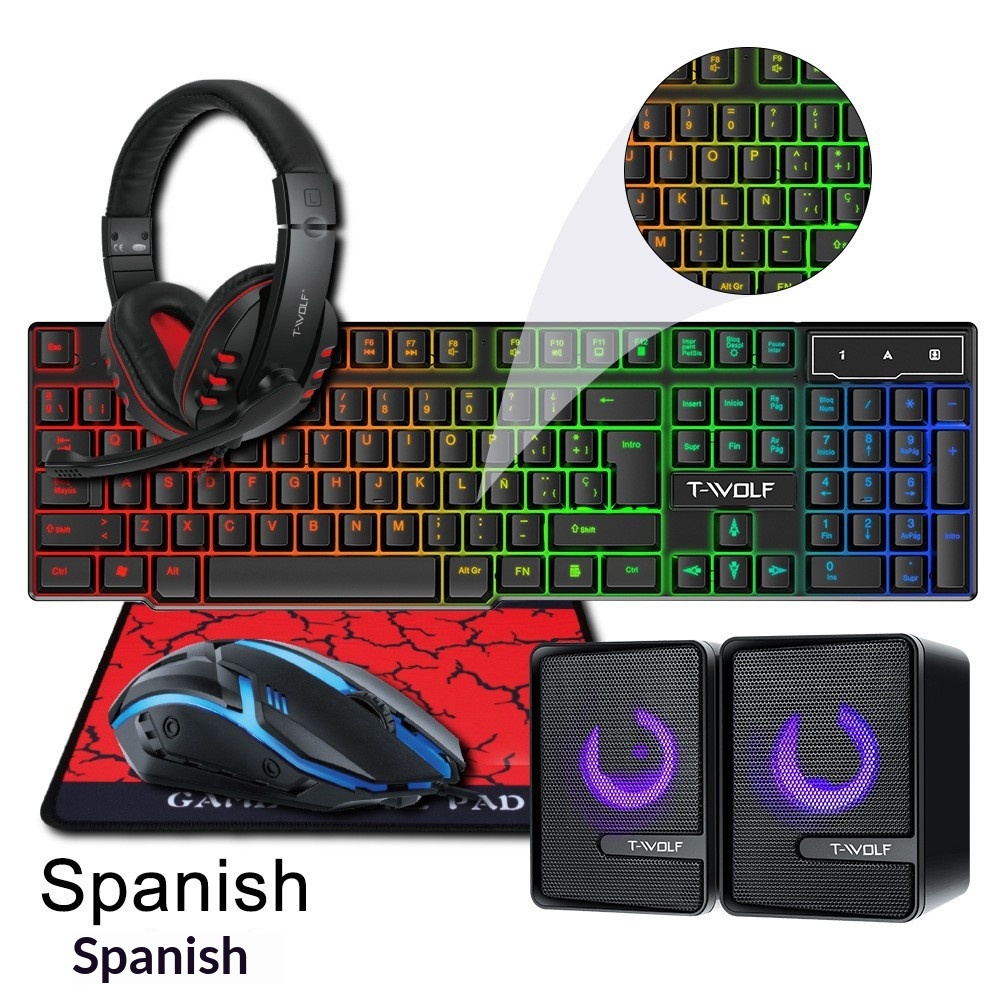 Spanish Russian Keyboard Layou - Gaming Headset Rgb incelemesi ve fiyatı