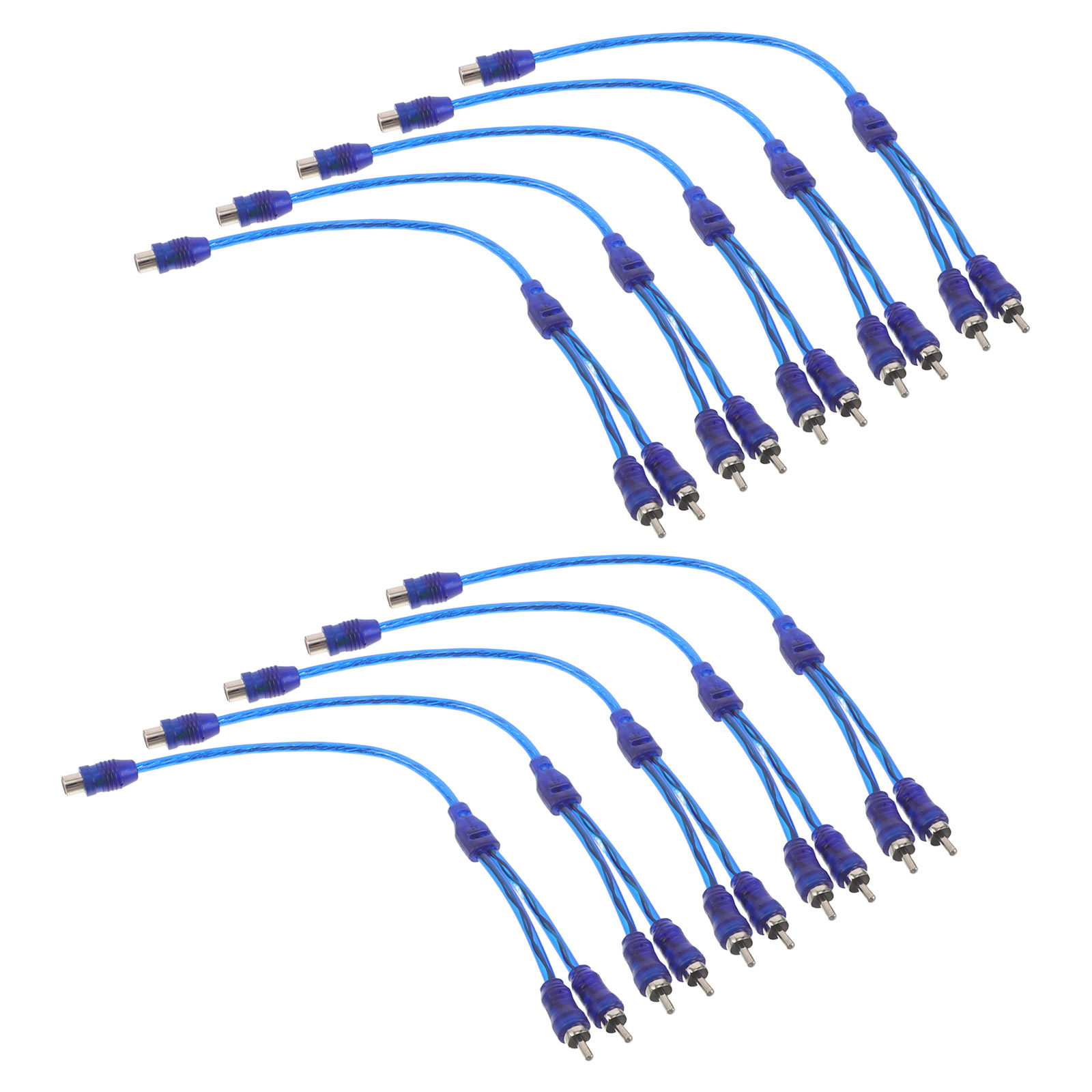 10Pcs Rca Splitter Cable 1 Mal - Audio Splitter Y incelemesi ve fiyatı