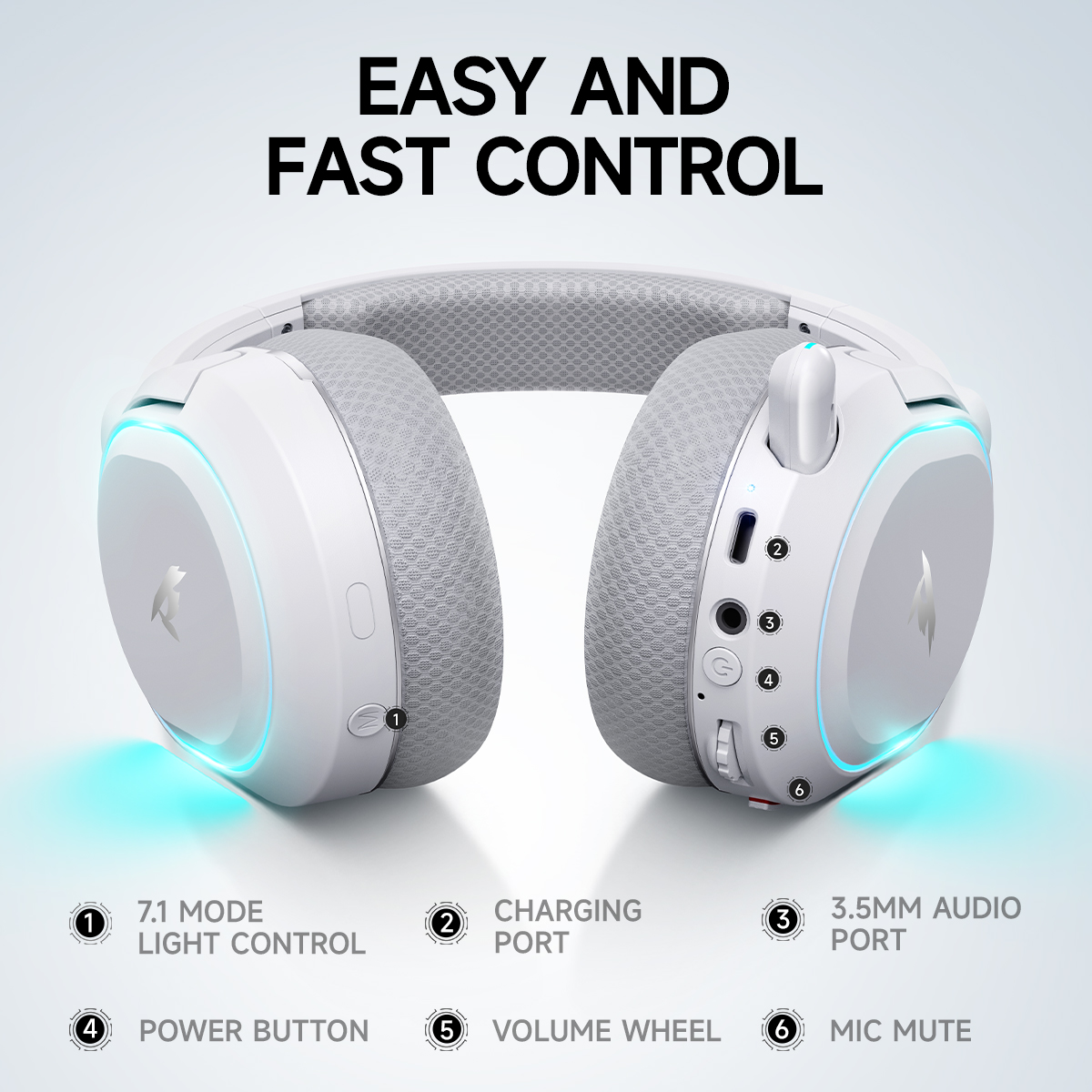 Picun G2 2.4GHz Bluetooth Wire - Gaming Headset Rgb incelemesi ve fiyatı
