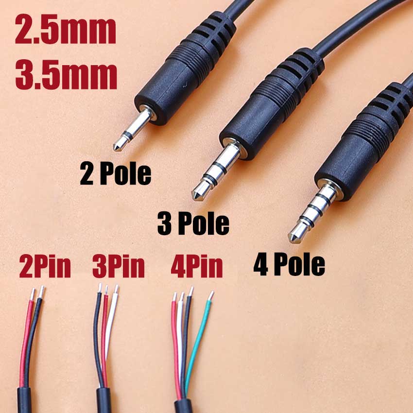 1pcs 2.5mm 3.5mm Mono Stereo A - Audiophile Headphone Wired incelemesi ve fiyatı