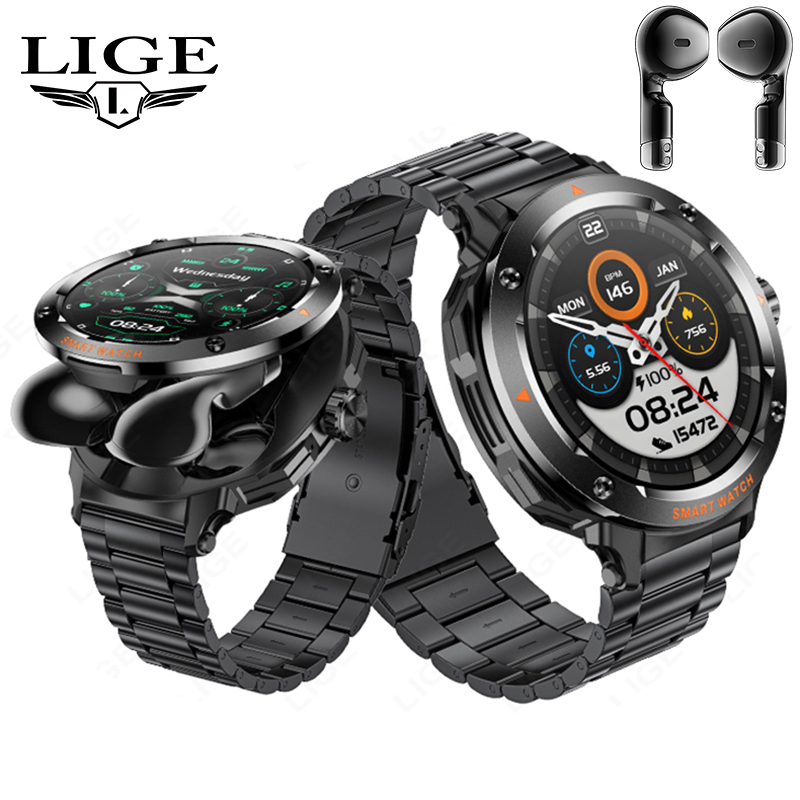 New Men's 2 In 1 Headset Smart - Earbuds Charging Case incelemesi ve fiyatı