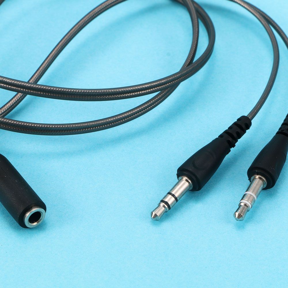 1M 3.5MM Female To 2 Male PC A - Earphone Splitter Jack incelemesi ve fiyatı