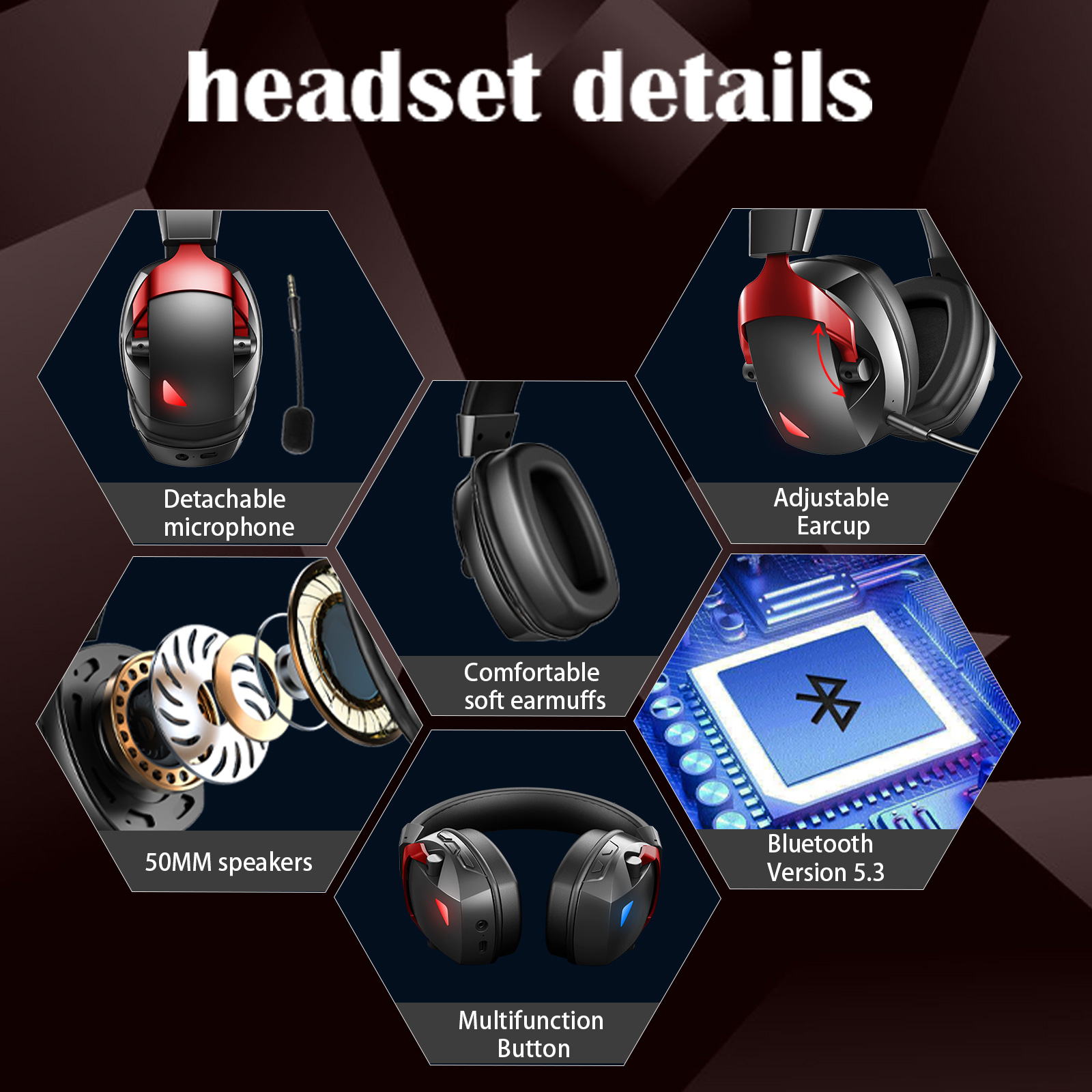 Wireless Gaming Headset with D - Gaming Headset Rgb incelemesi ve fiyatı
