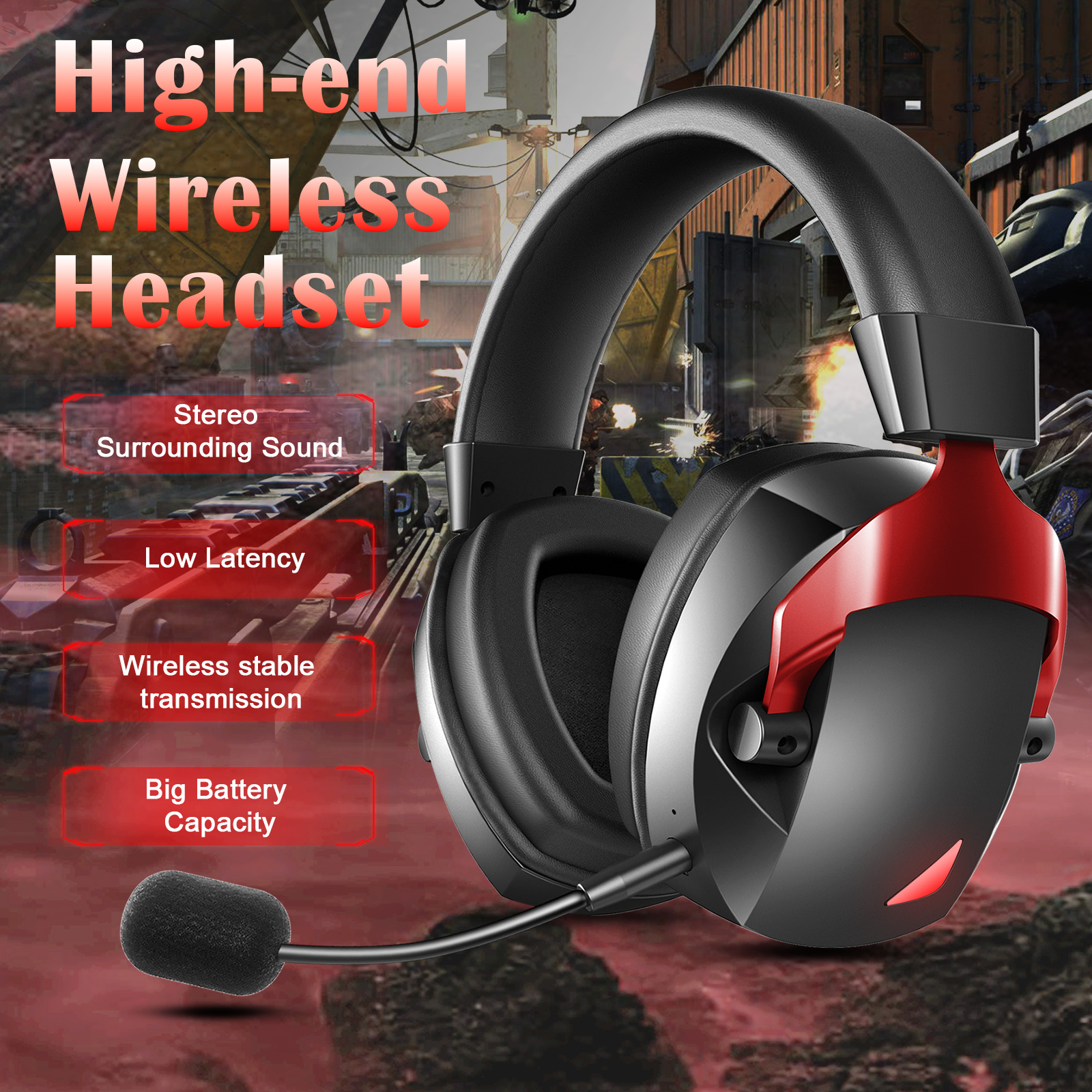 Wireless Gaming Headset with D - Gaming Headset Rgb incelemesi ve fiyatı