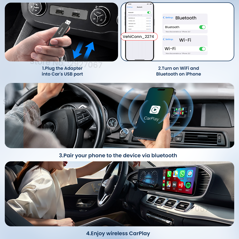 CarlinKit MINI 5.0 Pro Wireles - Bluetooth Adapter Receiver incelemesi ve fiyatı