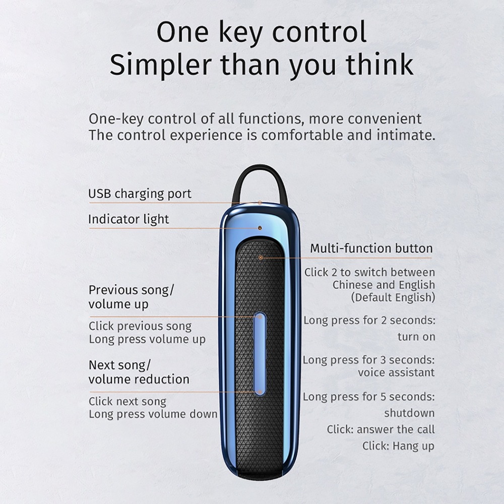 Ear Hook E1 Wireless Bluetooth - Sports Earphone Hook incelemesi ve fiyatı