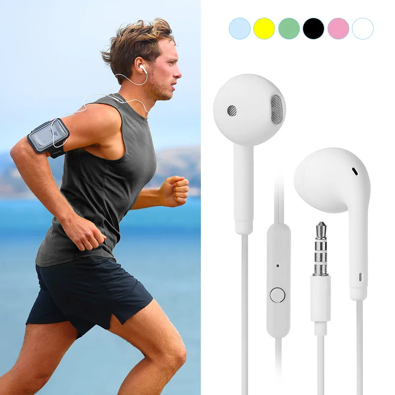 1/2/3/4Pcs Universal 3.5mm Ste - Wired Earphone Mic incelemesi ve fiyatı