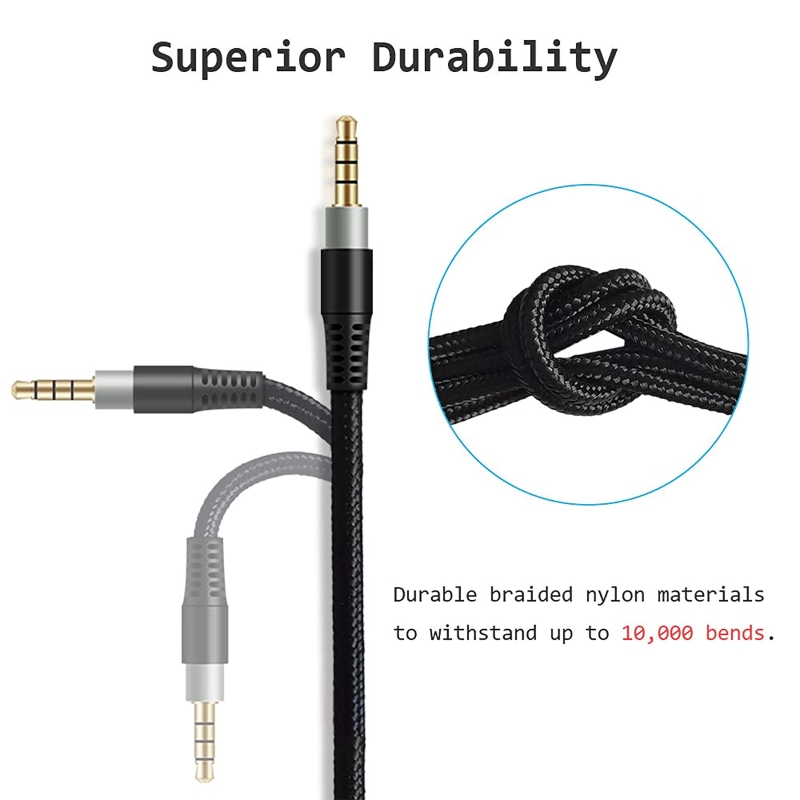 Nylon Braided OFC Replacement  - Cable Extension 3.5 incelemesi ve fiyatı