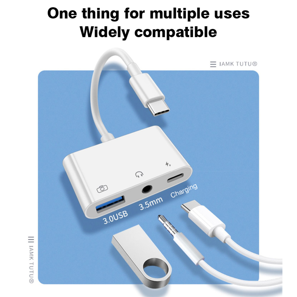 3 in 1 Type C to 3.5mm Jack Ea - Earphone Splitter Jack incelemesi ve fiyatı