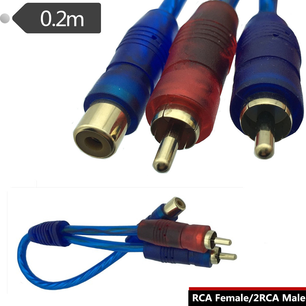 1Pcs RCA Male To Female Splitt - Audio Splitter Y incelemesi ve fiyatı