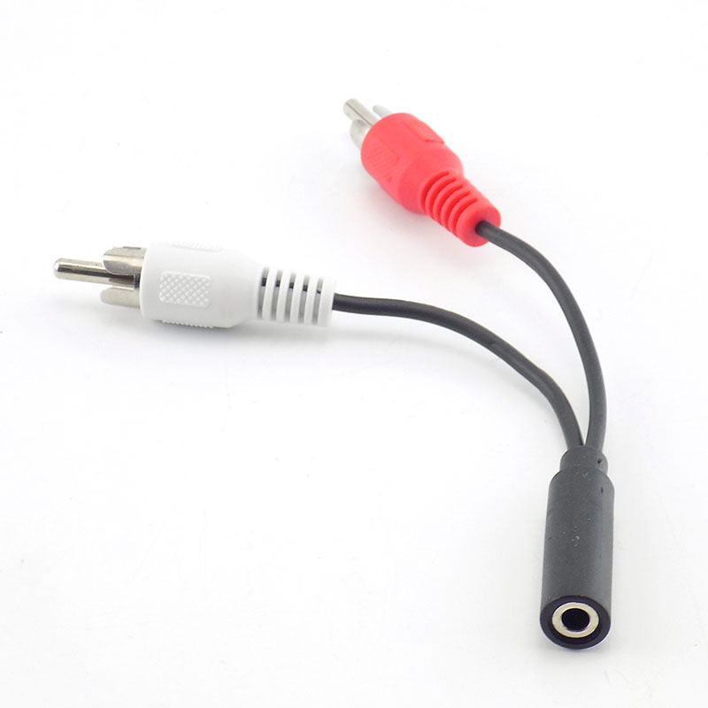 3.5mm RCA Female jack Stereo t - Cable Extension 3.5 incelemesi ve fiyatı