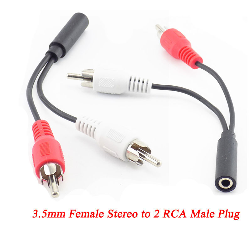 3.5mm RCA Female jack Stereo t - Cable Extension 3.5 incelemesi ve fiyatı