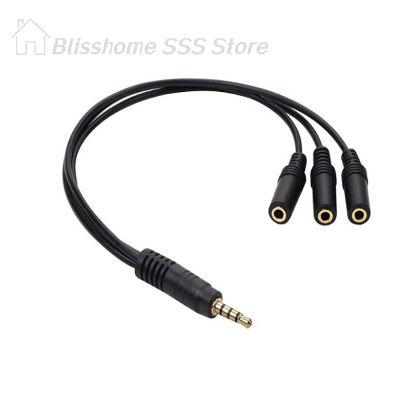 【S】3.5mm 3 Way Port Aux Multi  - Earphone Splitter Jack incelemesi ve fiyatı