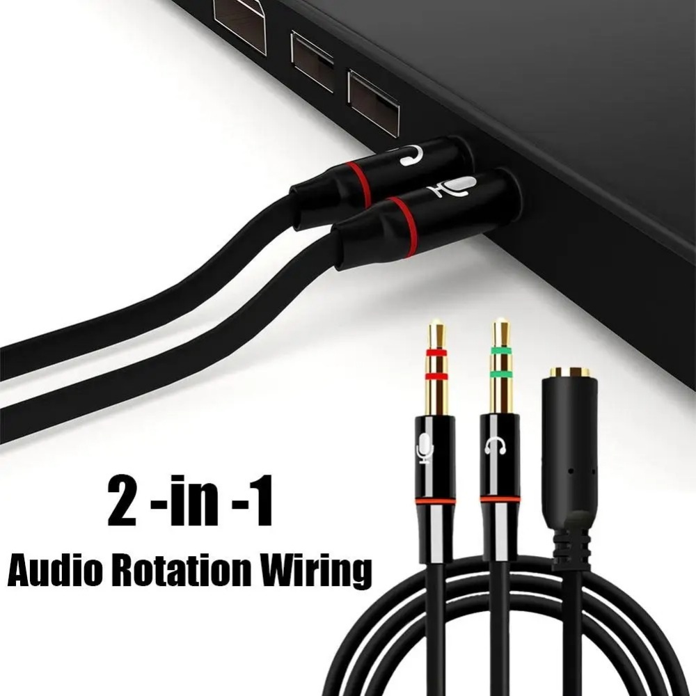 3.5mm Headphone Microphone Aud - Audio Splitter Y incelemesi ve fiyatı