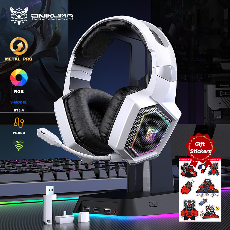 ONIKUMA 2.4GHz Wireless Gaming - Gaming Headset Rgb incelemesi ve fiyatı