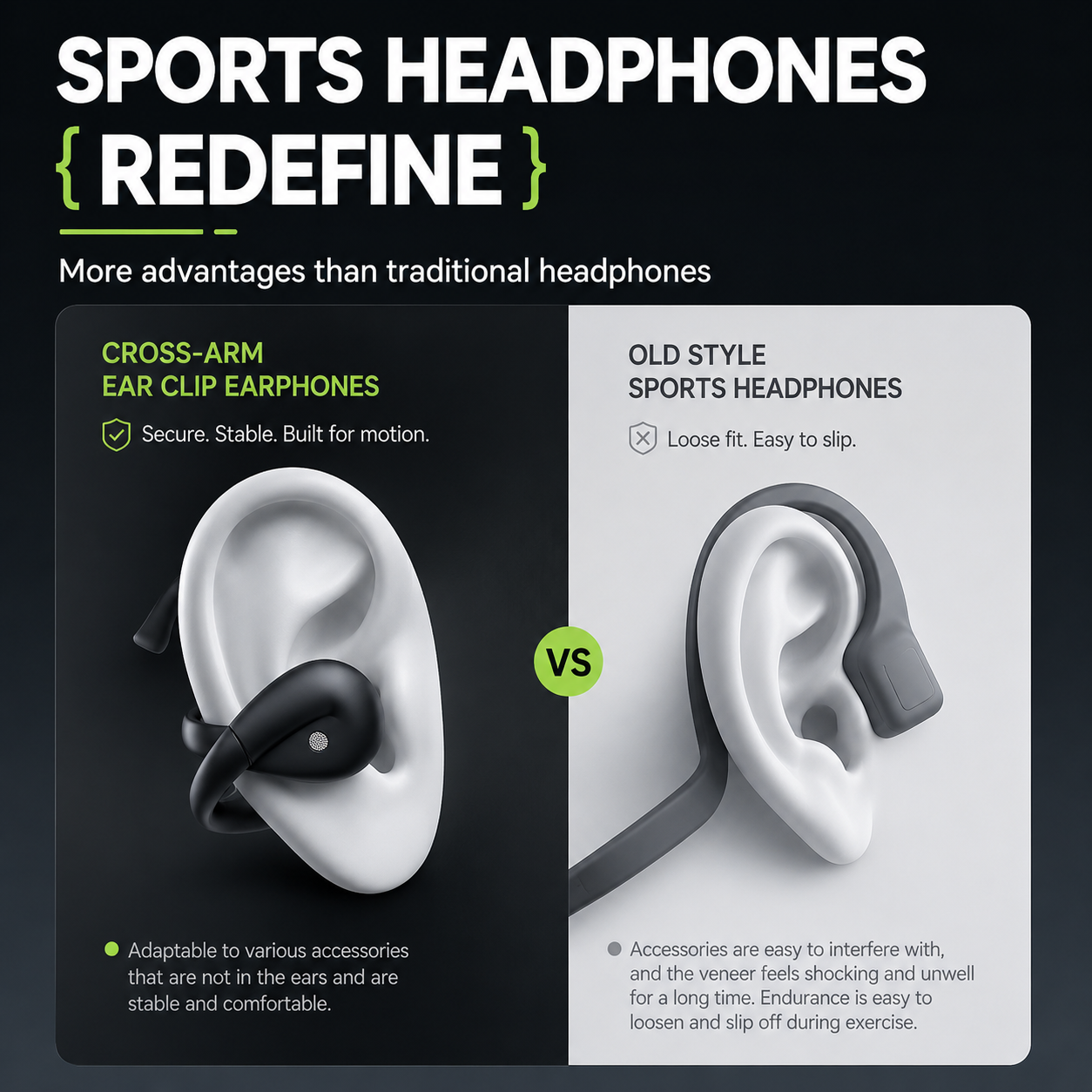 Acer OHR555 Unique Cross Arm O - Sports Earphone Hook incelemesi ve fiyatı