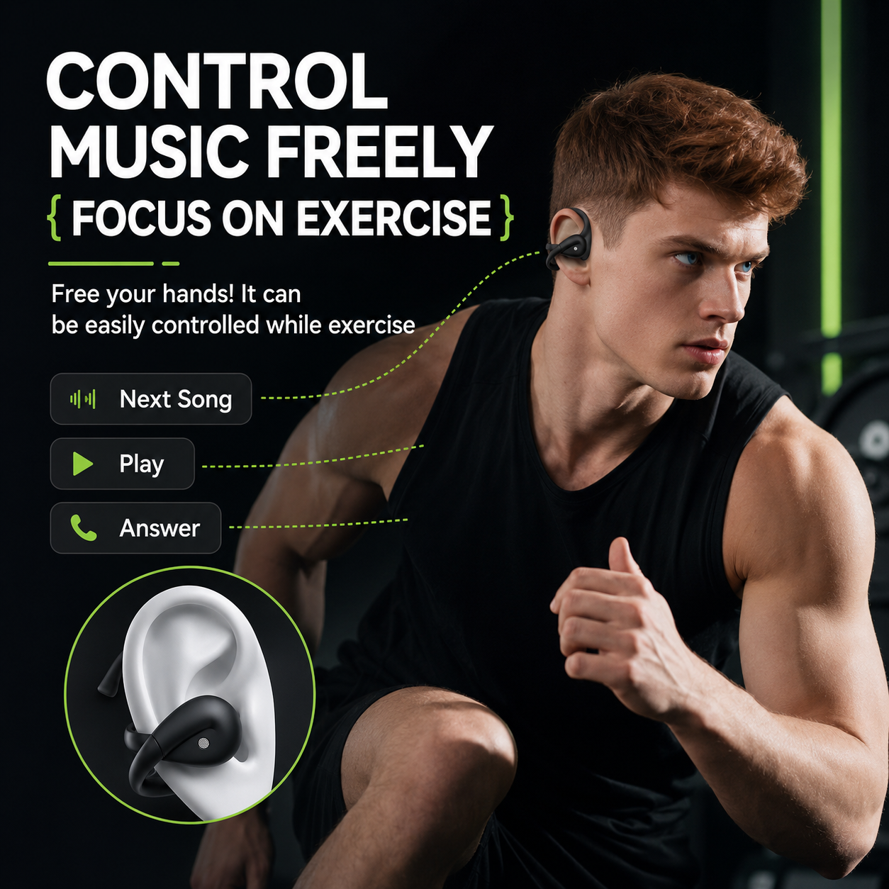 Acer OHR555 Unique Cross Arm O - Sports Earphone Hook incelemesi ve fiyatı