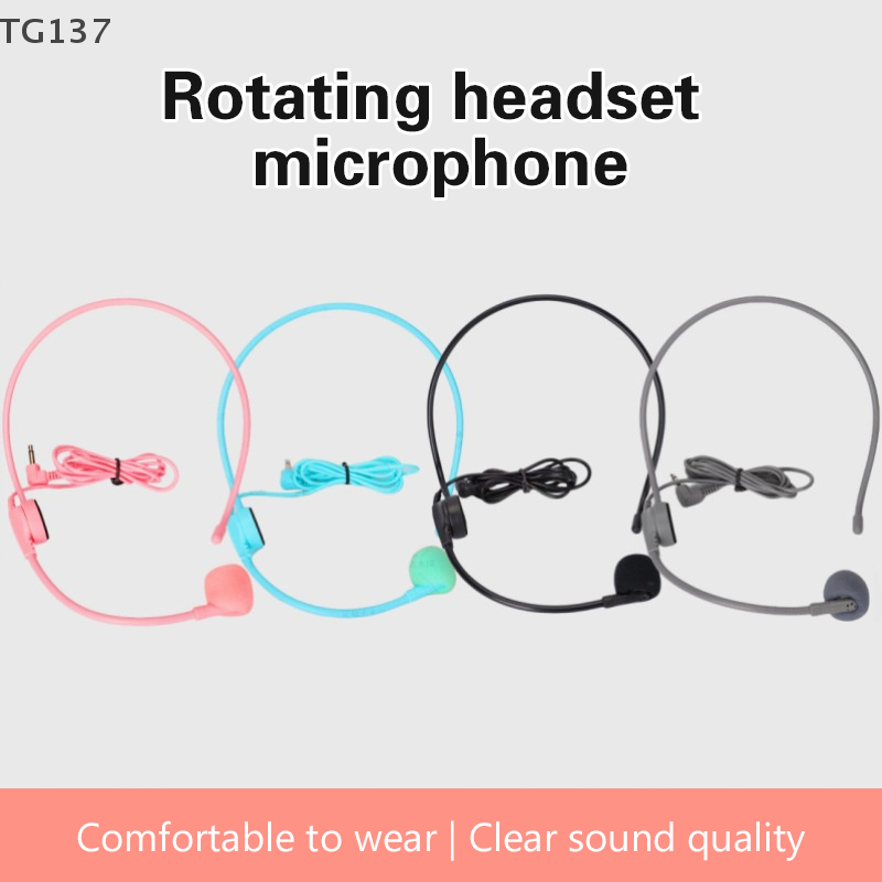 1Pcs 3.5MM Pink Headworn Wired - Wired Earphone Mic incelemesi ve fiyatı