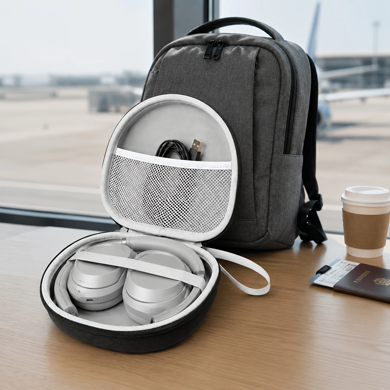 Portable Headphone Storage Cas - Headphone Case Hard incelemesi ve fiyatı