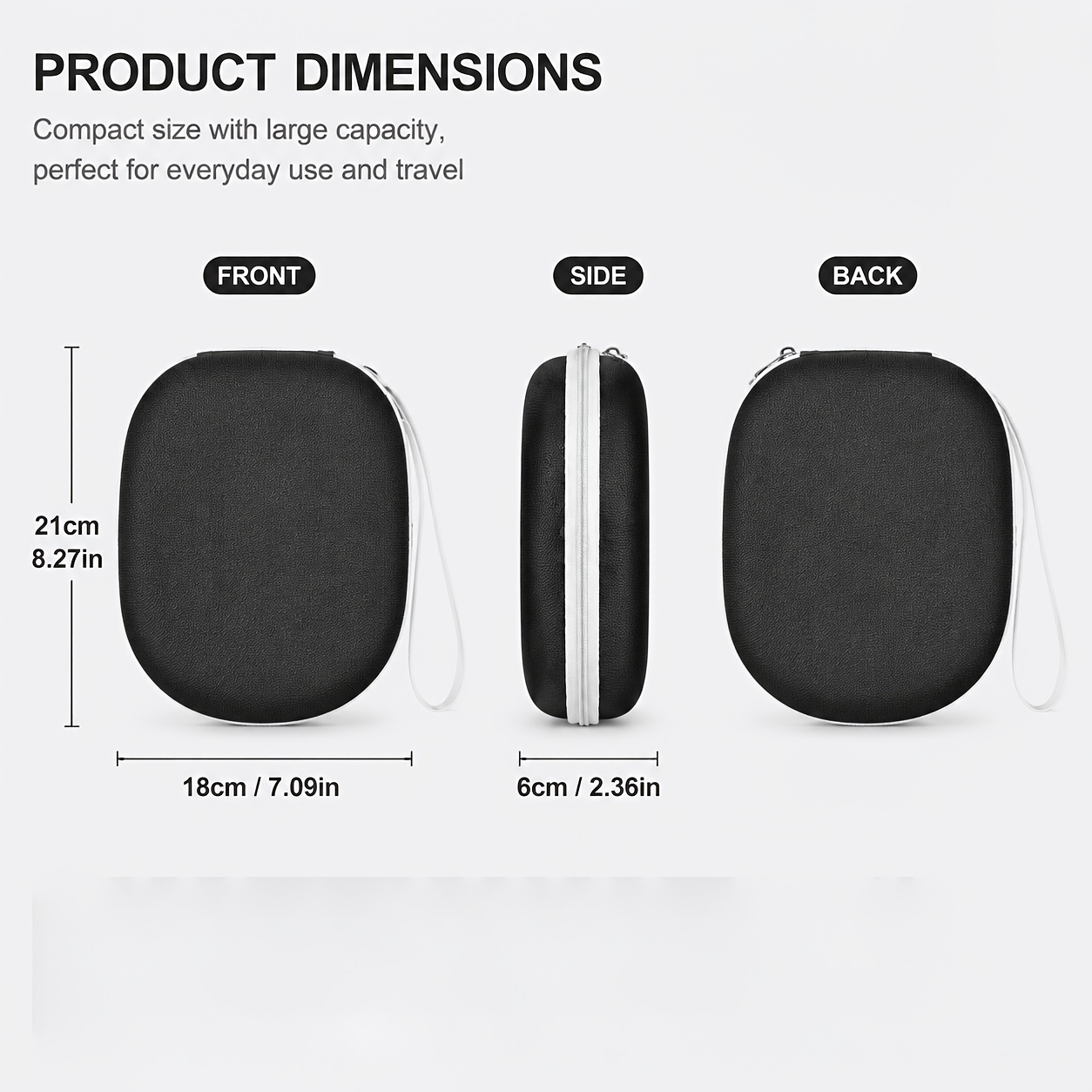 Portable Headphone Storage Cas - Headphone Case Hard incelemesi ve fiyatı