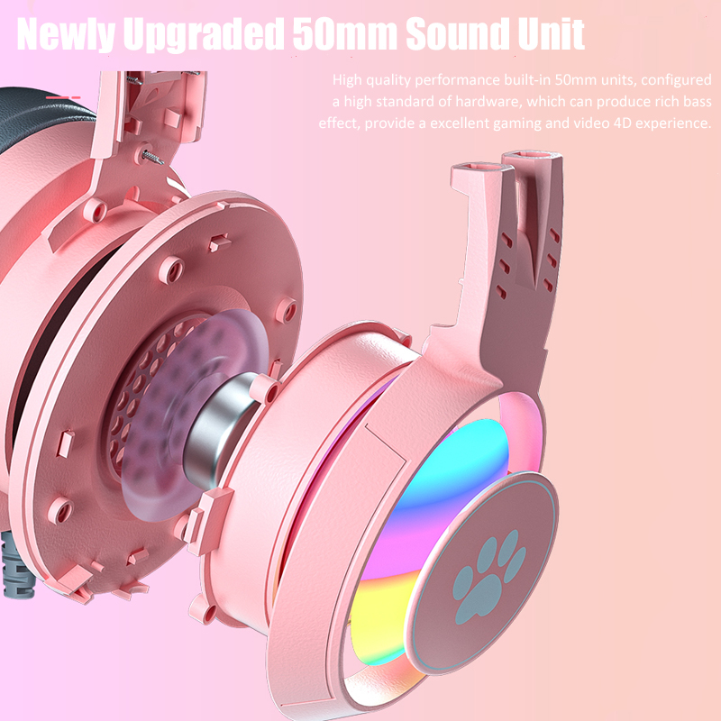 Cute Cat Ear Gaming Headphones - Gaming Headset Rgb incelemesi ve fiyatı