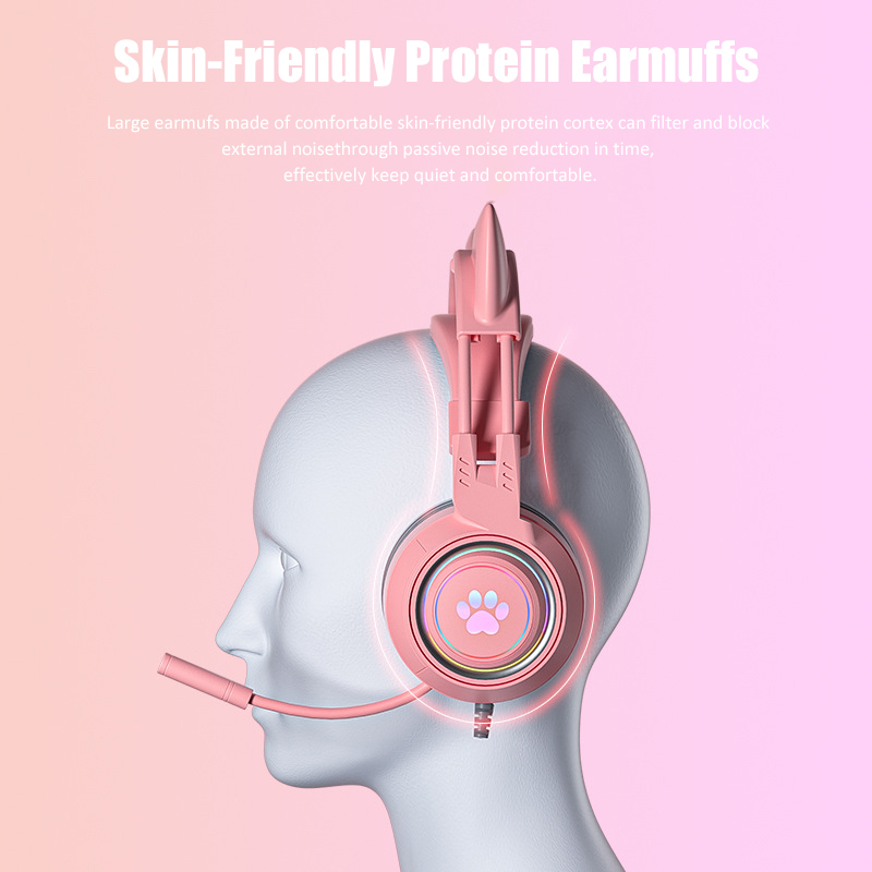 Cute Cat Ear Gaming Headphones - Gaming Headset Rgb incelemesi ve fiyatı