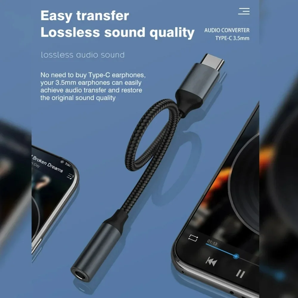 USB C 3.5mm Audio Adapter USB  - Audiophile Headphone Wired incelemesi ve fiyatı