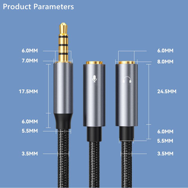 3.5mm Jack Aux Audio Cable Mal - Earphone Splitter Jack incelemesi ve fiyatı