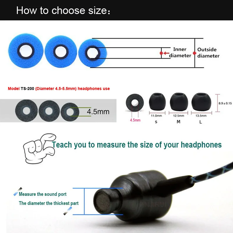 10Pair Memory Foam Earbud Ear  - Earphone Foam Tip incelemesi ve fiyatı